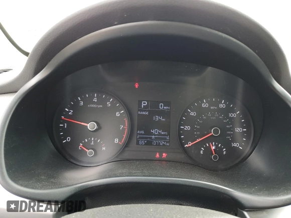 2020 Kia Rio S with VIN 3KPA24ADXLE323295, listed as a Copart auction lot 52176015 with 137,724 mi miles and Salvage Title. Bid and sale history available at carsss.com. Image 9.