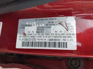 2012 Mazda 5 Sport with VIN JM1CW2BL4C0143780, listed as a IAAI auction lot 42362211 with 201,537 mi miles and . Bid and sale history available at DreamBid. Image 9.