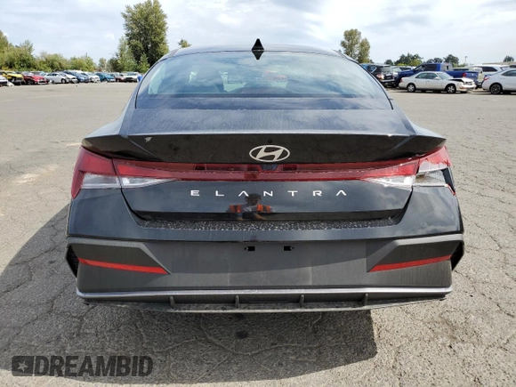 2024 Hyundai Elantra SEL with VIN KMHLM4DG9RU764382, listed as a Copart auction lot 68087884 with 365 mi miles and Salvage Title. Bid and sale history available at carsss.com. Image 6.