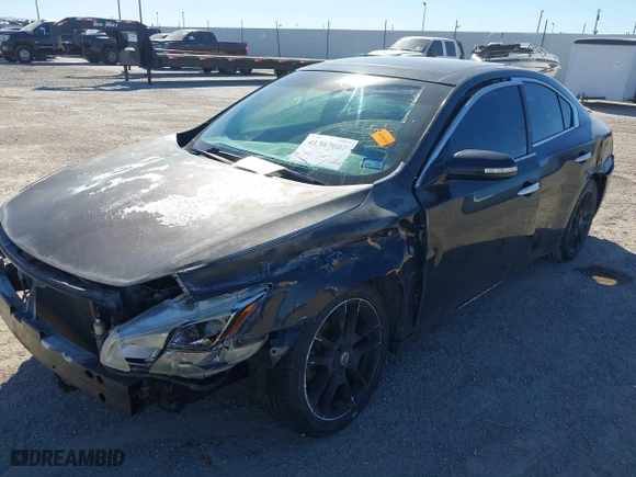 2009 Nissan Maxima 3.5 S with VIN 1N4AA51EX9C850440, listed as a IAAI auction lot 41387007 with 124,434 mi miles. Bid and sale history available at carsss.com. Image 6.