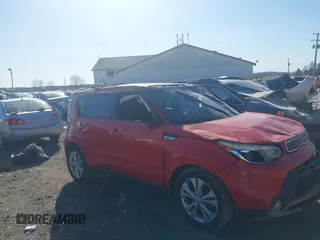 2014 Kia Soul + with VIN KNDJP3A57E7738520, listed as a IAAI auction lot 41761602 with 91,138 mi miles. Bid and sale history available at carsss.com. Image 6.