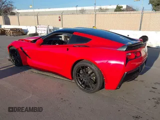2019 Chevrolet Corvette 2LT with VIN 1G1YD2D75K5107912, listed as a IAAI auction lot 41334011 with 49,070 mi miles. Bid and sale history available at carsss.com. Image 3.