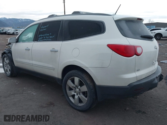 2011 Chevrolet Traverse LTZ with VIN 1GNKVLED8BJ380362, listed as a IAAI auction lot 41175092 with 133,037 mi miles and . Bid and sale history available at DreamBid. Image 3.