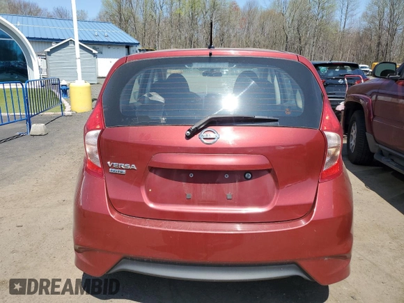 2017 Nissan Versa Note SR with VIN 3N1CE2CP3HL356463, listed as a Copart auction lot 54584615 with 131,149 mi miles and Clean Title. Bid and sale history available at carsss.com. Image 6.