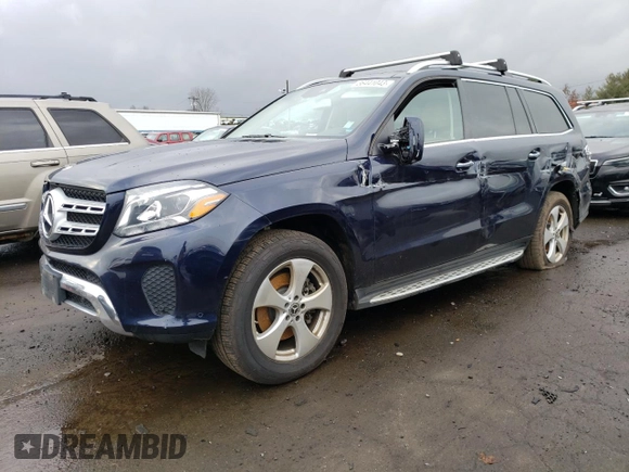 2018 Mercedes-Benz GLS with VIN 4JGDF6EE0JB024825, listed as a Copart auction lot 36441043 with 79,368 mi miles. Bid and sale history available at carsss.com. Image 1.