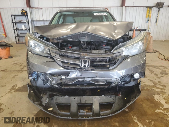 2013 Honda CR-V EX-L z VIN 2HKRM4H79DH690876, wystawiony jako Copart lot #56840505 z przebiegiem 107 733 mil mil oraz Szkody całkowita. Historia ofert i sprzedaży dostępna na DreamBid. Obrazek 5.