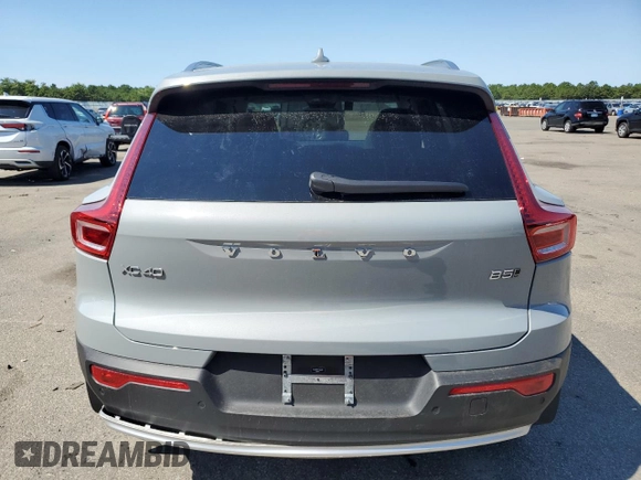 2024 Volvo XC40 Plus Bright Theme with VIN YV4L12UE0R2303399, listed as a Copart auction lot 68860824 with 7,281 mi miles and Salvage Title. Bid and sale history available at DreamBid. Image 6.