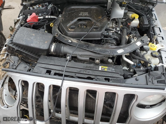 2018 Jeep Wrangler Unlimited Sahara with VIN 1C4HJXEN7JW181741, listed as a Copart auction lot 74131294 with 0 mi miles and Non Repairable. Bid and sale history available at carsss.com. Image 12.