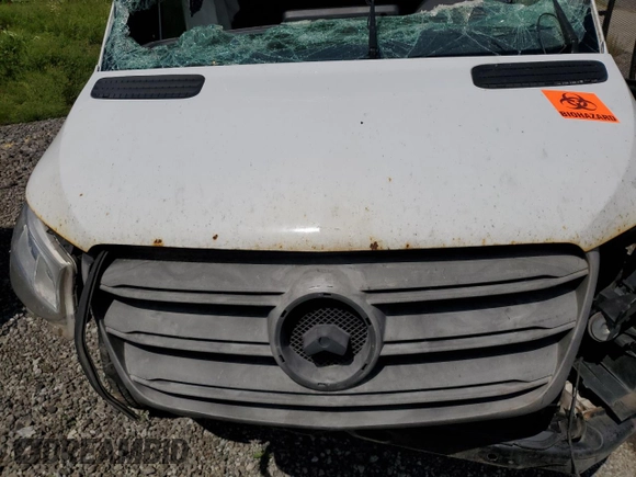 2019 Mercedes-Benz Sprinter Cargo Cargo with VIN W1W4EDHY4KP198942, listed as a Copart auction lot 60164484 with Not Provided miles and Salvage Title. Bid and sale history available at DreamBid. Image 12.