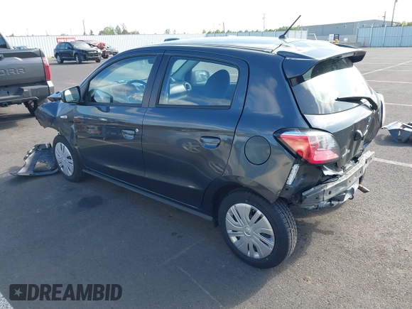 2024 Mitsubishi Mirage ES z VIN ML32AUHJ3RH013336, wystawiony jako IAAI lot #42085444 z przebiegiem 11 675 mil mil oraz . Historia ofert i sprzedaży dostępna na DreamBid. Obrazek 3.