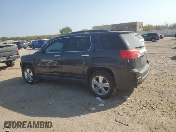 2015 GMC Terrain SLT with VIN 2GKFLXE37F6404821, listed as a Copart auction lot 75650484 with 117,409 mi miles and Salvage Title. Bid and sale history available at DreamBid. Image 2.