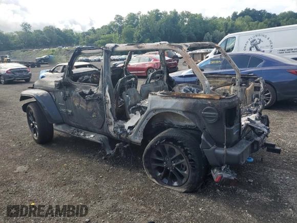 2023 Jeep Wrangler Sahara с VIN 1C4JJXP6XPW542086, выставлен на аукционе Copart как лот 64209345 с пробегом Не указан миль и Списание • Salvage title. История ставок и продаж доступна на DreamBid. Изображение 2.