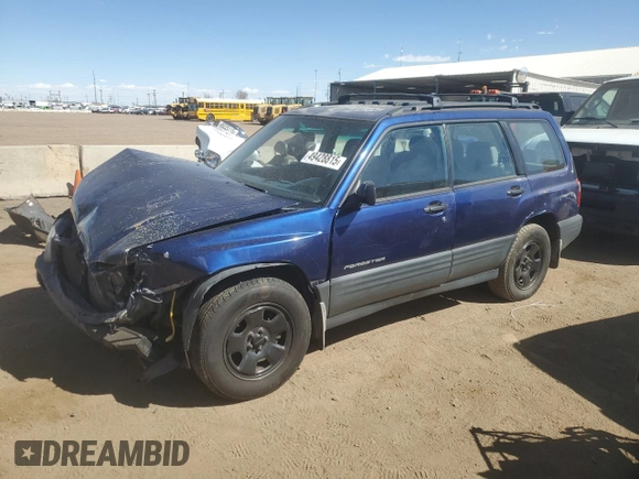 2001 Subaru Forester L with VIN JF1SF63541H756277, listed as a Copart auction lot 49428815 with 146,437 mi miles and Salvage Title. Bid and sale history available at carsss.com. Image 1.