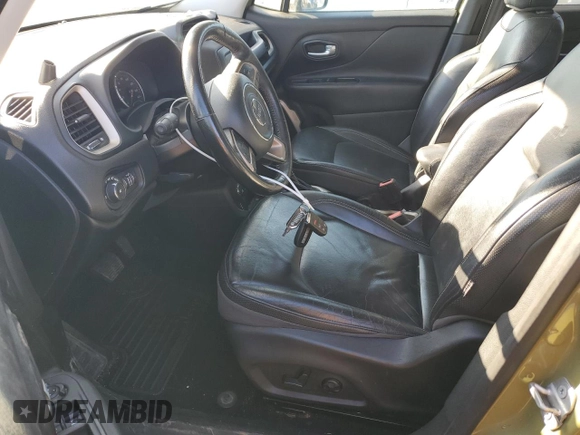 2015 Jeep Renegade Limited with VIN ZACCJBDT1FPC36282, listed as a Copart auction lot 41671525 with 127,938 mi miles and Salvage Title. Bid and sale history available at DreamBid. Image 7.