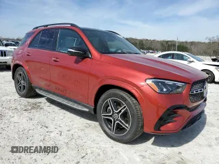 2025 Mercedes-Benz GLE 450 with VIN 4JGFB5KB1SB336260, listed as a Copart auction lot 48842765 with 11 mi miles and Salvage title. Bid and sale history available at DreamBid. Image 4.