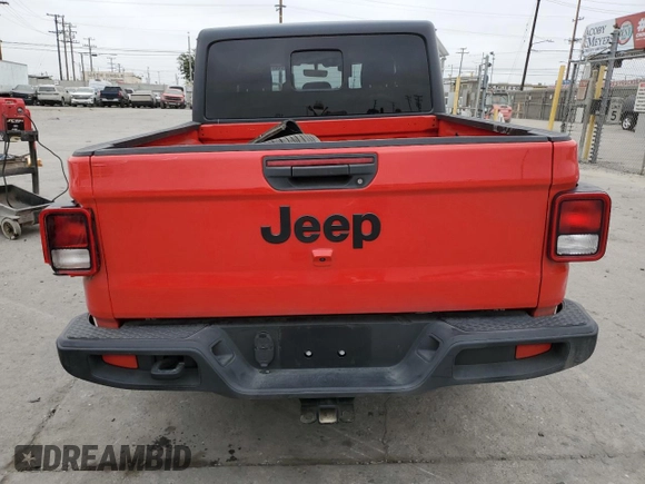 2023 Jeep Gladiator Sport S z VIN 1C6HJTAG4PL503155, wystawiony jako Copart lot #65074815 z przebiegiem 17 480 mil mil oraz Szkoda całkowita • Salvage title. Historia ofert i sprzedaży dostępna na DreamBid. Obrazek 6.