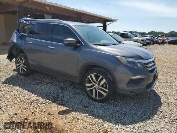 2018 Honda Pilot Elite with VIN 5FNYF6H06JB055564, listed as a Copart auction lot 57170465 with Not provided miles and Salvage title. Bid and sale history available at DreamBid. Image 4.
