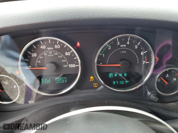 2018 Jeep Wrangler JK Unlimited Sport S with VIN 1C4BJWDG7JL882381, listed as a Copart auction lot 62986194 with 97,107 mi miles and Salvage Title. Bid and sale history available at carsss.com. Image 9.