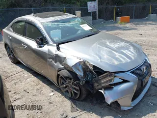 2015 Lexus IS 250 with VIN JTHCF1D24F5029041, listed as a IAAI auction lot 42476171 with 167,012 mi miles and . Bid and sale history available at DreamBid. Image 1.