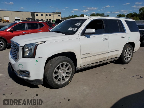 2019 GMC Yukon Denali with VIN 1GKS1CKJ0KR381817, listed as a Copart auction lot 71456204 with 81,965 mi miles and Clean Title. Bid and sale history available at carsss.com. Image 1.