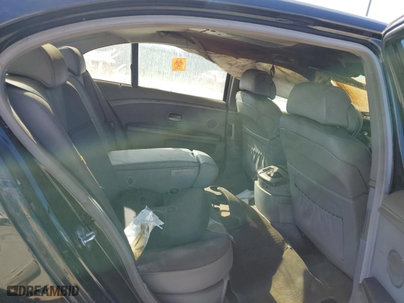 2005 BMW 7 Series 745Li with VIN WBAGN63535DS56267, listed as a Copart auction lot 45717775 with 0 mi miles and Salvage Title. Bid and sale history available at carsss.com. Image 10.