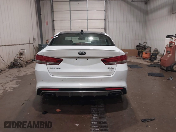 2016 Kia Optima SXL Turbo with VIN 5XXGV4L21GG073147, listed as a IAAI auction lot 41504517 with 130,467 mi miles. Bid and sale history available at carsss.com. Image 16.