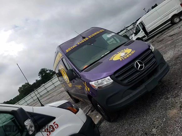 2021 Mercedes-Benz Sprinter Cargo with VIN W1Y4ECHY1MT067009, listed as a Copart auction lot 63750704 with 78,029 mi miles and Salvage Title. Bid and sale history available at carsss.com. Image 12.