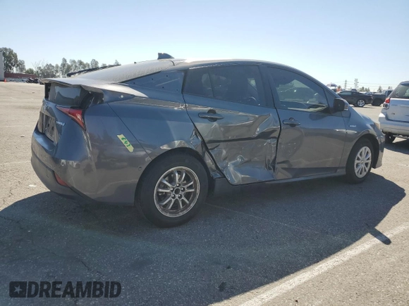 2022 Toyota Prius L Eco with VIN JTDKAMFU5N3165944, listed as a Copart auction lot 49791275 with 80,385 mi miles and Salvage Title. Bid and sale history available at DreamBid. Image 3.
