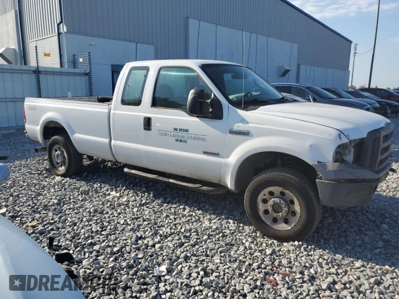 2005 Ford Super Duty F-250 XL with VIN 1FTSX21P15EA11319, listed as a Copart auction lot 52935985 with 0 mi miles and Salvage Title. Bid and sale history available at carsss.com. Image 4.
