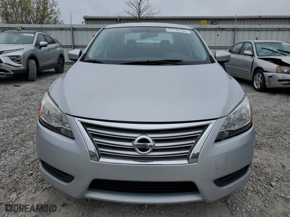 2014 Nissan Sentra S with VIN 3N1AB7AP2EL672402, listed as a Copart auction lot 51745145 with 164,430 mi miles and Salvage Title. Bid and sale history available at carsss.com. Image 5.