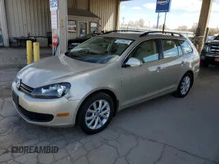 2013 Volkswagen Jetta SportWagen S with VIN 3VWPP7AJ4DM632672, listed as a Copart auction lot 53245075 with 133,800 mi miles and Clean Title. Bid and sale history available at carsss.com. Image 1.