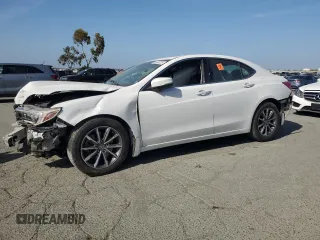 2020 Acura TLX w/Technology Pkg with VIN 19UUB1F5XLA017067, listed as a Copart auction lot 53658725 with 56,007 mi miles and Salvage Title. Bid and sale history available at carsss.com. Image 1.