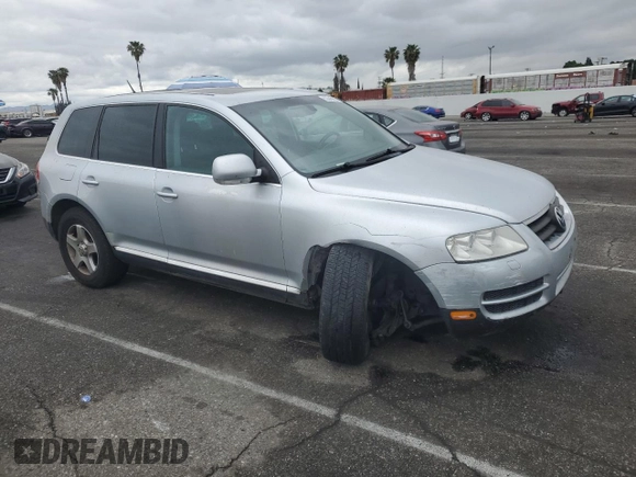 2006 Volkswagen Touareg 3.2L V6 with VIN WVGZG77LX6D015629, listed as a Copart auction lot 53345835 with 93,199 mi miles and Salvage Title. Bid and sale history available at DreamBid. Image 4.