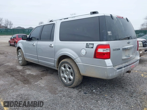 2013 Ford Expedition Max Limited with VIN 1FMJK2A59DEF54632, listed as a IAAI auction lot 41443675 with 197,270 mi miles and . Bid and sale history available at DreamBid. Image 3.