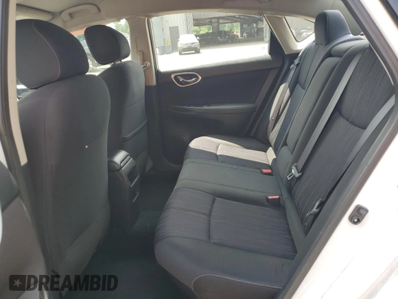 2017 Nissan Sentra SV with VIN 3N1AB7AP6HY363717, listed as a Copart auction lot 61388475 with 76,880 mi miles and Salvage title. Bid and sale history available at DreamBid. Image 10.