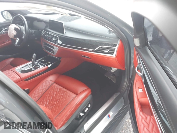 2021 BMW 7 Series 740i with VIN WBA7T2C03MCF52741, listed as a IAAI auction lot 41527846 with 41,448 mi miles and . Bid and sale history available at DreamBid. Image 5.