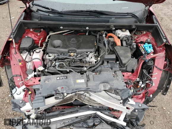 2021 Toyota RAV4 Hybrid XLE with VIN 4T3RWRFV8MU043385, listed as a Copart auction lot 84868154 with 93,650 mi miles and Salvage Title. Bid and sale history available at carsss.com. Image 12.