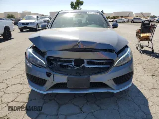 2018 Mercedes-Benz C 300 with VIN 55SWF4JB3JU280093, listed as a Copart auction lot 64334245 with 65,251 mi miles and Salvage title. Bid and sale history available at DreamBid. Image 5.