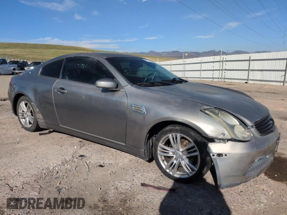 2004 Infiniti G35 Coupe w/Leather with VIN JNKCV54E44M823254, listed as a Copart auction lot 52937505 with 250,649 mi miles and Clean Title. Bid and sale history available at carsss.com. Image 4.