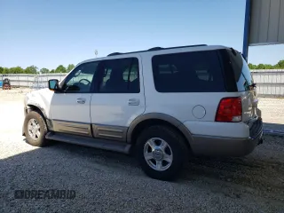 2004 Ford Expedition Eddie Bauer z VIN 1FMEU17W44LA73866, wystawiony jako Copart lot #57650275 z przebiegiem 358 399 mil mil oraz Szkoda całkowita • Salvage title. Historia ofert i sprzedaży dostępna na DreamBid. Obrazek 2.