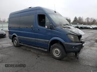 2018 Mercedes-Benz Sprinter with VIN WDZFE7CD6JP610738, listed as a Copart auction lot 83352124 with Not Provided miles and Salvage Title. Bid and sale history available at DreamBid. Image 4.