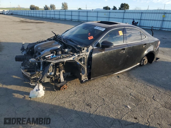 2017 Lexus IS 350 with VIN JTHBE1D27H5030444, listed as a Copart auction lot 88702055 with 160,405 mi miles and Salvage Title. Bid and sale history available at DreamBid. Image 1.