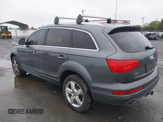 2013 Audi Q7 Premium Plus with VIN WA1LMAFE7DD004081, listed as a IAAI auction lot 40398134 with 143,475 mi miles and . Bid and sale history available at DreamBid. Image 3.