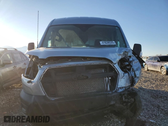 2023 Ford Transit Cargo with VIN 1FTBR2CG1PKB27888, listed as a Copart auction lot 41638535 with 40,595 mi miles and Salvage title. Bid and sale history available at DreamBid. Image 5.