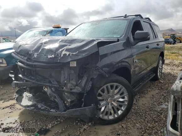 2021 Chevrolet Tahoe RST with VIN 1GNSKRKD9MR175640, listed as a Copart auction lot 75061984 with 0 mi miles and Salvage Title. Bid and sale history available at carsss.com. Image 1.