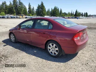2008 Honda Civic LX z VIN 1HGFA16568L071361, wystawiony jako Copart lot #57340675 z przebiegiem 186 658 mil mil oraz Szkoda całkowita • Salvage title. Historia ofert i sprzedaży dostępna na DreamBid. Obrazek 2.