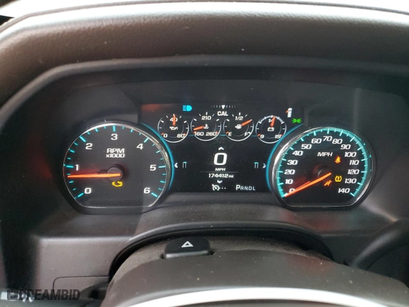 2017 GMC Sierra 1500 Denali with VIN 3GTU2PEC6HG108797, listed as a Copart auction lot 83950644 with 174,412 mi miles and Clean Title. Bid and sale history available at carsss.com. Image 9.