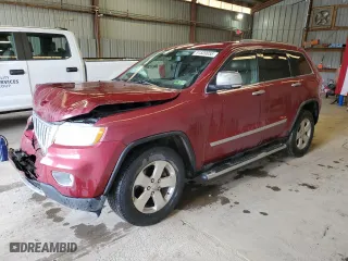 2012 Jeep Grand Cherokee Limited with VIN 1C4RJFBG8CC148854, listed as a Copart auction lot 51520055 with 139,567 mi miles and Salvage Title. Bid and sale history available at carsss.com. Image 1.
