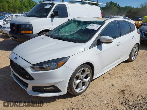 2017 Ford Focus ST with VIN 1FADP3L90HL269513, listed as a IAAI auction lot 42054174 with 77,597 mi miles and . Bid and sale history available at carsss.com. Image 17.