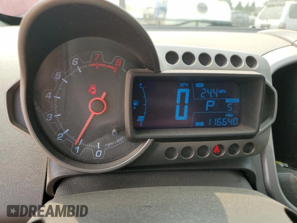 2012 Chevrolet Sonic LTZ with VIN 1G1JE6SH7C4111176, listed as a Copart auction lot 59002575 with 116,640 mi miles and Salvage title. Bid and sale history available at DreamBid. Image 9.